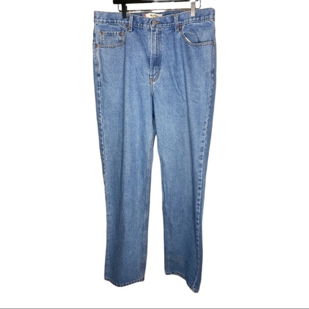 Levi's 550 Relaxed Fit Jeans Stonewash Straight Leg Jeans Big and Tall 38 x 36